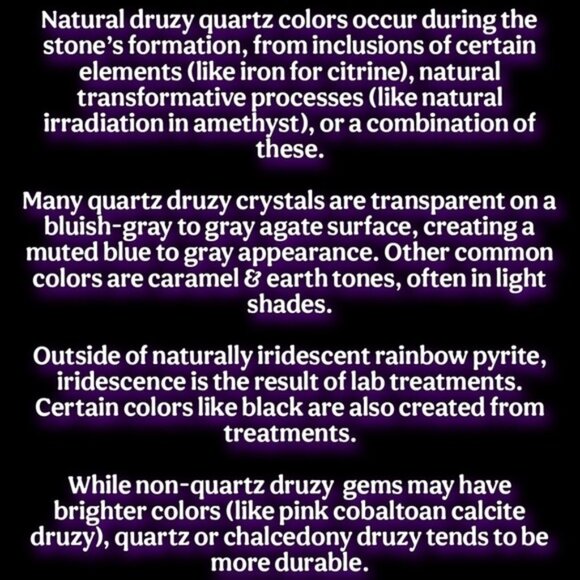 💜 Learn About Druzy ❤️ - Picture 12 of 16